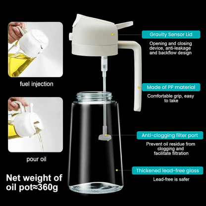 SprizzOil - 2-in-1 Oil Sprayer and Dispenser